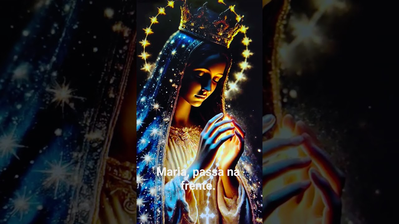 Mãe passa na frente! Mãe cuida de tudo. #mariamaedejesus #cuidado